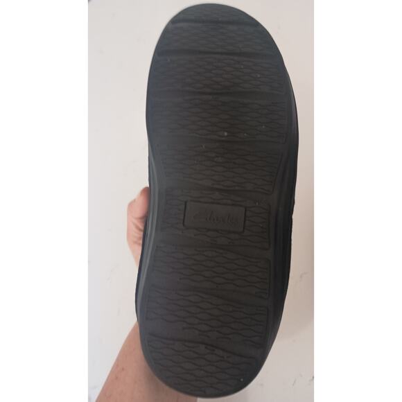 $Cozy Clarks black clog slippers mens suede braid edge Fuzzy lined. Men's sz 10 - Picture 8 of 8